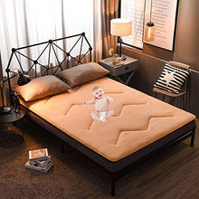 QXTT Materasso Futon Pieghevole Materassi Letto Futon Portatile Tatami Morbido Allevia Il Mal di Schiena Materasso per Residenza Studentesca Casa,Yellow-100 * 200cm