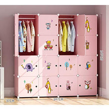 Guardaroba Semplici Bambini Armadio casa Camera da Letto Panno di plastica del Bambino del Tessuto Semplice Bagagli Moderna Hanging Assemblea Armadio XINYALAMP
