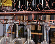 YWYW Portabottiglie in Metallo Portabottiglie/Portabicchieri da Vino Rosso Appeso/Portabicchieri da Appendere a Testa in Giù/Portabottiglie da casa Creativo/Portabottiglie da Appendere (Dimension