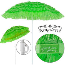 Kingsleeve Ombrellone da Spiaggia Hawaii Ø 160cm Altezza 180 cm Inclinabile e Regolabile in Altezza