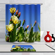 LIYAN Combinazione Bagno. Immagini Chiare E Colori Vivaci Rendono Il Tuo Bagno Pieno di Vita. Accessori da Bagno. Cactus. Bellissimi Fiori