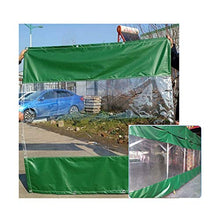 GDMING Trasparente Tenda da Esterno, Telone Impermeabile Foglio di Vinile in PVC con Occhielli, Anti Nebbia Partizione Tenda della Porta per Area di Lavoro, Personalizzabile