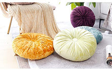 Nicole Knupfer, cuscino rotondo in velluto, cuscino per sedia da giardino, cuscino per schienale, cuscino decorativo per interni ed esterni (rosa)