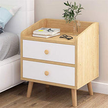 Comodino in legno comodino comodino comodino comodino camera da letto stand laterale libreria moderna con 2 cassetti mobili per casa ufficio salotto tavolino terminale