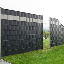 LSXIAO Giardino Privacy Paravento, 0,35mm Doghe in PVC Resistente alle Intemperie Senza Manutenzione Facile da Installare con Strisce di Serraggio per Recinzioni A Doppia Sbarra