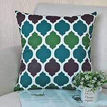 Andreannie - Set di 2 federe Decorative per Esterni, Impermeabili, per Tenda da Giardino, Parco, casalinga, in Poliestere, quadrate, 45,7 x 45,7 cm Set di 4 Pezzi Blu.