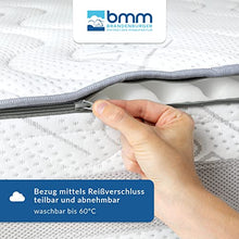 BMM Comfort XXL Materasso 100x200 cm in Grado di durezza 4 (H4) Fino a 150kg, Altezza 23cm, SilverCare Border Rispetto, Migliore Ventilazione, Extra Duro