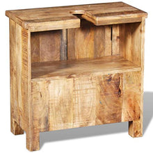 WEHOLY Mobile da Bagno Mobile da toeletta con Specchio e Foro per lavabo 60 x 30 x 60 cm Legno massello di Mango