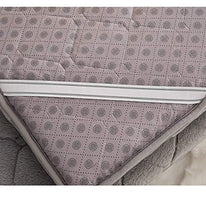 Materasso Futon Trapuntato Spesso in Stile Giapponese da 5 cm, Materasso Futon Tatami Materasso su Misura Cuscino per Materasso Pieghevole da Letto dormitorio, Yoga, Grigio, 135 * 200 cm