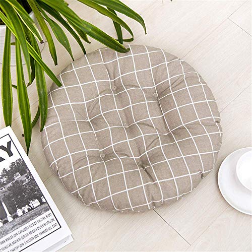 MoreLucky - Set di 4 cuscini per sedia con laccetti, 40 x 40 x 8 cm, per sedie da pranzo, cucina, giardino, soggiorno, patio, ufficio, interni ed esterni