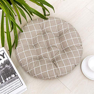 MoreLucky - Set di 4 cuscini per sedia con laccetti, 40 x 40 x 8 cm, per sedie da pranzo, cucina, giardino, soggiorno, patio, ufficio, interni ed esterni