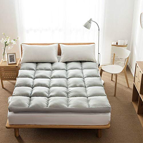 YXXCD Materasso Letto Futon Tatami Materasso, Materasso Terra Mantieni Caldo Cotone Super Soft qualità Pieghevole Tappetino Confortevole Camera da Letto-Grigio 120x200cm(47x78inch)