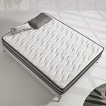 COSMOS | Activated Carbon | Materasso Matrimoniale Memory 160x190 cm | 24 cm | Lattice con Carbone Attivo e Schiuma Termosensibile V200 | 7 Zone Comfort con Tecnologia Anti-Stress Purificante