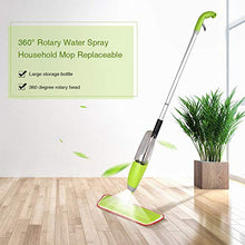 SSAYY Spray Mop Spruzzo d'Acqua 360 Gradi Testa Rotante Mop Detergente per Pavimenti Polvere Strumento per La Casa Piano Casa Mop in Microfibra