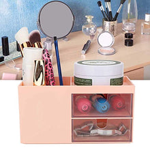 Scatola portaoggetti per organizer per trucco Cassetto multifunzione da tavolo Cassetto portaoggetti per cancelleria per gioielli Portaoggetti per ufficio Home(Rosa)