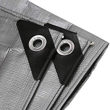 Tela da Vela Tessuto telone Antipioggia e telone di Protezione Solare in Argento (Grigio) |telone Impermeabile for compiti Pesanti Copertura for Tenda da Campeggio, Amaca, Piscina, Auto, Moto