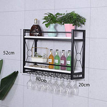 XZPENG - Portabottiglie per Vino, in Ferro battuto, a Doppia Parete, da Appendere alla Parete, Ideale Come Decorazione per la casa, per Vino, 6 Tipi, Nero + Bianco, A
