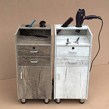 Zzmop Armadio da Barbiere Prodotti per Capelli Vetrina, Armadietto in Legno retrò, con 2 cassetti, Mobile Verticale (Dimensioni: 38 * 28 * 80 cm)