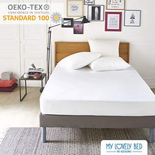 My Lovely Bed - Proteggi Materasso | Coprimaterasso Impermeabile - Singolo (80x190/200 cm) - Lavabile - Antiacaro in Mollettone 100% Cotone - Compatibile King Size