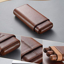 SMEJS Portable Cigar Box - Legno di Cedro Fodera umidificatore e Rimovibile Vassoio con buona Resistenza all'Usura