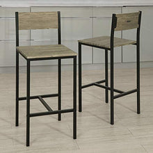 SoBuy Set 2 sedie Bar Mobile Bar per casa Altezza 67 cm (FST53-NX2)