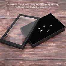 Alinory Organizzatore Portatile per Gioielli Robusto e Durevole Comodo Contenitore per Gioielli Floccato per Ufficio Domestico(Black)