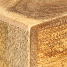 vidaXL Comodino Tavolino da Notte Armadietto per Letto Mobiletto per Camera da Letto Arredamento 40x30x50 cm Legno Massello di Mango