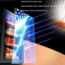 Cigar Cabinet Free Standing Electronic Cigar Cooler Humidor Spagna Ripiani in Legno di Cedro a 3 Strati Display LCD della Temperatura Controllo Touch Intelligente
