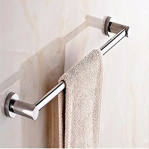 MBYW Portasciugamani in Acciaio Inox 304 Asta Appendiabiti Lungo Bagno mensola portasciugamani Singolo Ciondolo Bagno punzonatura Gratuita, Acciaio Inossidabile, Installazione di Foratura 50 cm