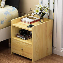 Comodino Legno Comodino impilabile Laterale End Comodino for la casa da Letto Ufficio Universitaria Nightstand Accessori mobili Camera da Letto
