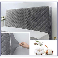 KOMOSO Copertura Testiere Elasticizzato Slipcover Schienale Slip Protector Grigio 150x70cm