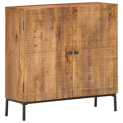 vidaXL Credenza 75x30x75 cm in Legno Massello di Mango