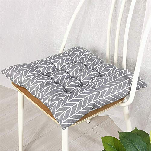 Pillowcase 2 Confezioni di Cuscini Quadrati per sedie, Cuscini Antiscivolo, Cuscini per sedie in Cotone e Lino, Cuscini Decorativi, per Uso Domestico in Giardino (# 7,45 * 45 cm)