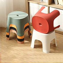 Liapianyun Bagno della Famiglia Sgabello di Plastica Piazza Sgabello Addensato Adulto Bambino Sgabello Basso Antiscivolo Piccola Panca È Pieghevole E Facile da Immagazzinare Abbastanza Luminoso,Rosso