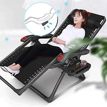 LVYE1 MRMF Sedia A Sdraio Imbottita Reclinabile Zero Gravity con Supporto per Poggiatesta Regolabile 200 kg