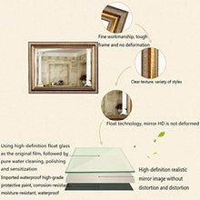 CENPEN Bathroom Specchio Decorativo, fissato al Muro Quadrato Specchio da Toilette, Specchio di Bellezza (Dimensioni: 70 * 90cm)