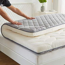 Futon Tatami - Materasso giapponese da pavimento per studenti Tatami, pieghevole, antiscivolo, tappetino Tatami da pavimento Tatami, spesso e pieghevole, 120 x 190 cm