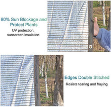 Telo Ombreggiante, Foglio di Alluminio Sunblock Paralume Riflettente, 80% di Protezione UV Bordo nastrato, Paralume for Il Giardino di Piante Patio Pergola di Serra (Size : 1m x 7m)
