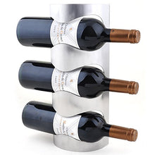 Porta vino alla moda in acciaio inox da appendere alla moda, scaffale per vino creativo cornice da parete per ispessimento vino