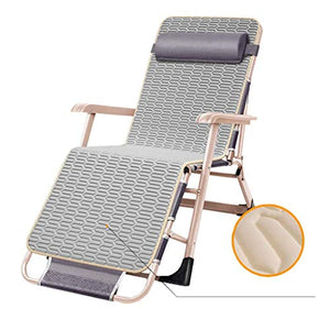 DGHJK Sedia Relax da Giardino a gravità Zero con Cuscini Comodi e Traspiranti, Sdraio Relax da Esterno per Piscina da Spiaggia Coperta, Facile Trasporto e stoccaggio