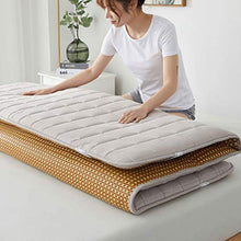 GLzcyoo Giapponese Piano Materasso futon Materasso, Addensare Tatami Sleeping Pad Pieghevole Rotolo su Materasso Ragazze dei Ragazzi Dormitorio Materasso Pad Bambini, su Due Lati Inverno ed Estate
