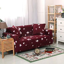 VanderHOME Copridivano Elasticizzato Serie di Fiori e Foglie 3 posti Fodera per Divano, Magnolia-R