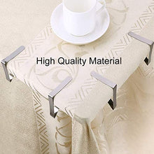 JPYH Clip Tovaglia,8PCS Tovaglia Clip in Acciaio, Tablecloth Clip Regolabile per Copritavoli Supporti per Tovaglie per Casa, Feste, PIC-Nic, Ristorante, Matrimoni