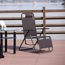 CDFC Summer Recliners Pieghevole Siesta Lounge Sedia Zero Gravity Lazy Office Outdoor Portatile Sedia da Spiaggia Portatile Sedia d'ospedale