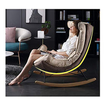 XinQing-Sedia a Dondolo Balcone Pigro Sedia a Dondolo in Tessuto reclinabile in Tessuto Snail-Style shood shood Chair 95x90x90cm