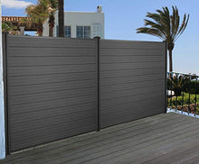 Mendler Frangivento 2X Pannelli Privacy Sarthe WPC 376cm Antracite