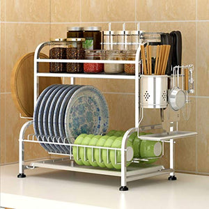 LYM &ripiano di stoccaggio Scaffali da Cucina, Scolapiatti in Acciaio Inossidabile Scaffalature for condimenti Scaffali for coltelli Scaffali for scaffali Multifunzione Scaffale di Finitura