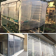 HQQ Copertura Impermeabile di plastica Impermeabile della Tela Cerata della trasparenza del baldacchino for Mantenere la Serra Calda della Copertura della pergola, Multi-Formato Facoltativo