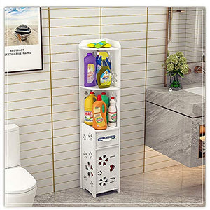 Mobiletti e armadiettiMOOD.SC Bagno Mensola igienici armadietto laterale igienici bagagli Multi-Level Bathroom Floor-Standing carta Tripod Holder rack di stoccaggio impermeabile