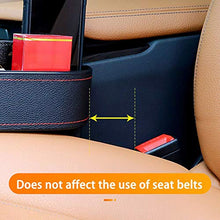 Mavis Laven Scatola portaoggetti Seggiolini Auto multifunzionali Scatola portaoggetti con Cucitura Organizer Accessori Interni automobilistici [conducente Nero](Main Driver)